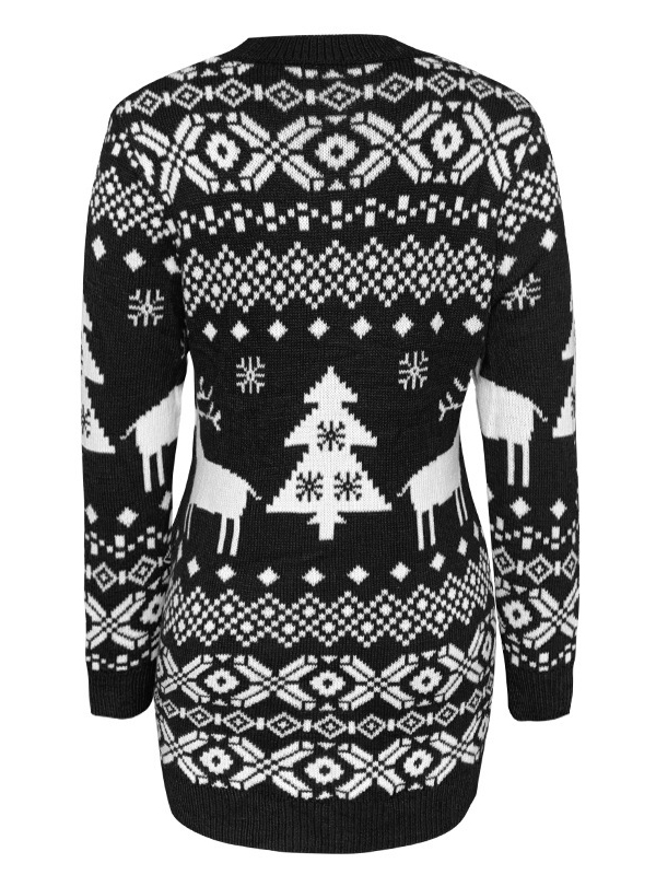 Black Christmas Sweater Dress