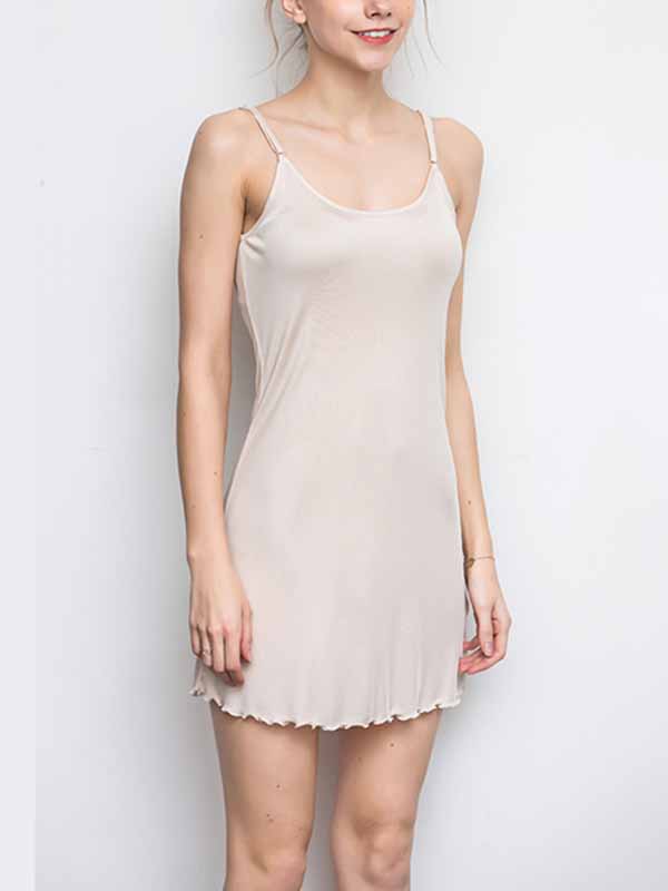 Nude Silk Sleepdress